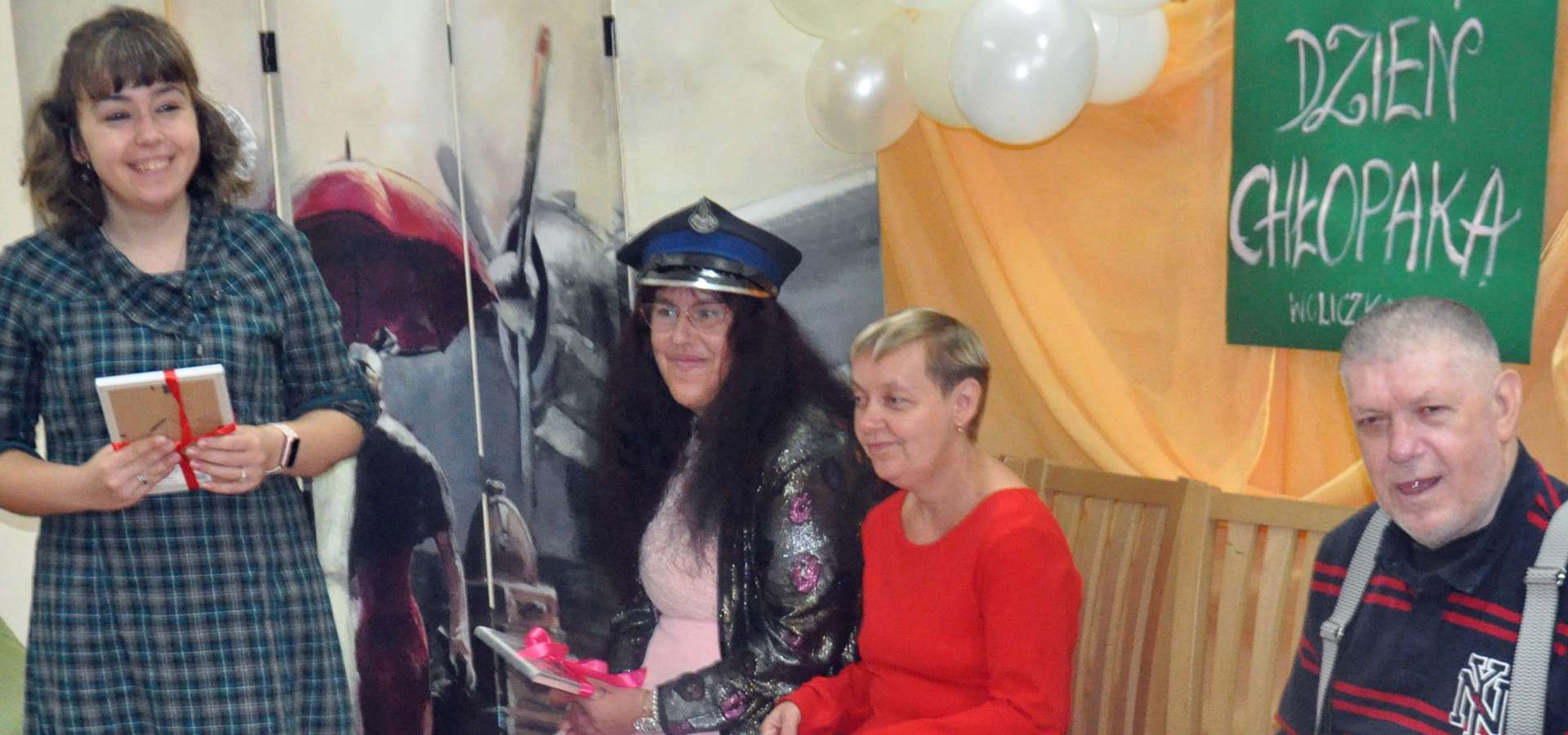 Kobieta składa życzenia